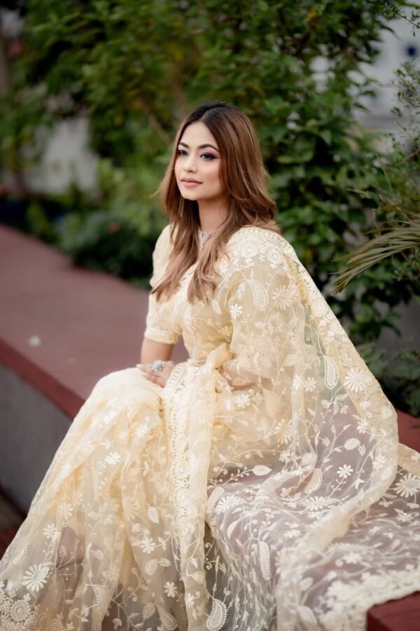 Tissue Silk embroidery - Image 5